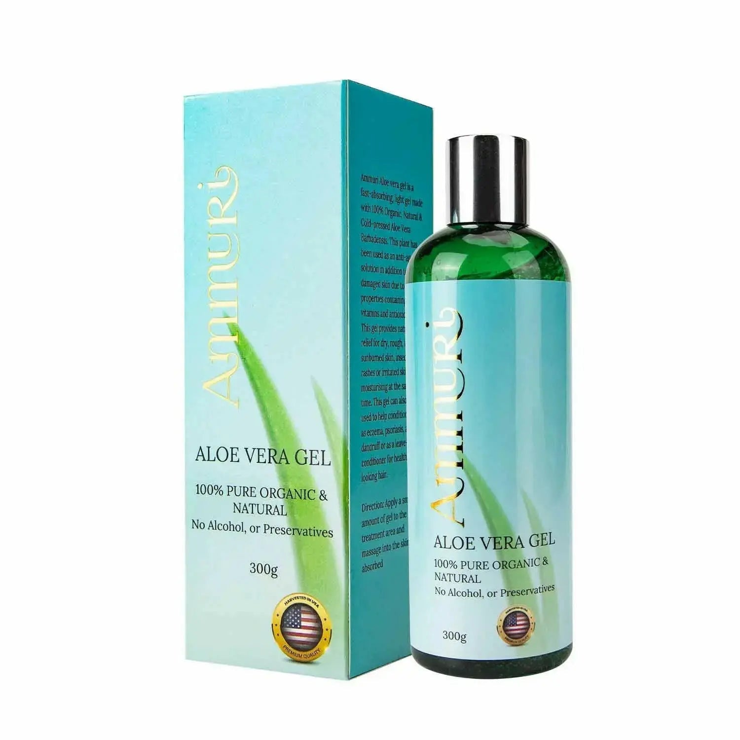 Ammuri Skincare Organic Aloe Vera Gel 5 Pack - Pure Hydration-4