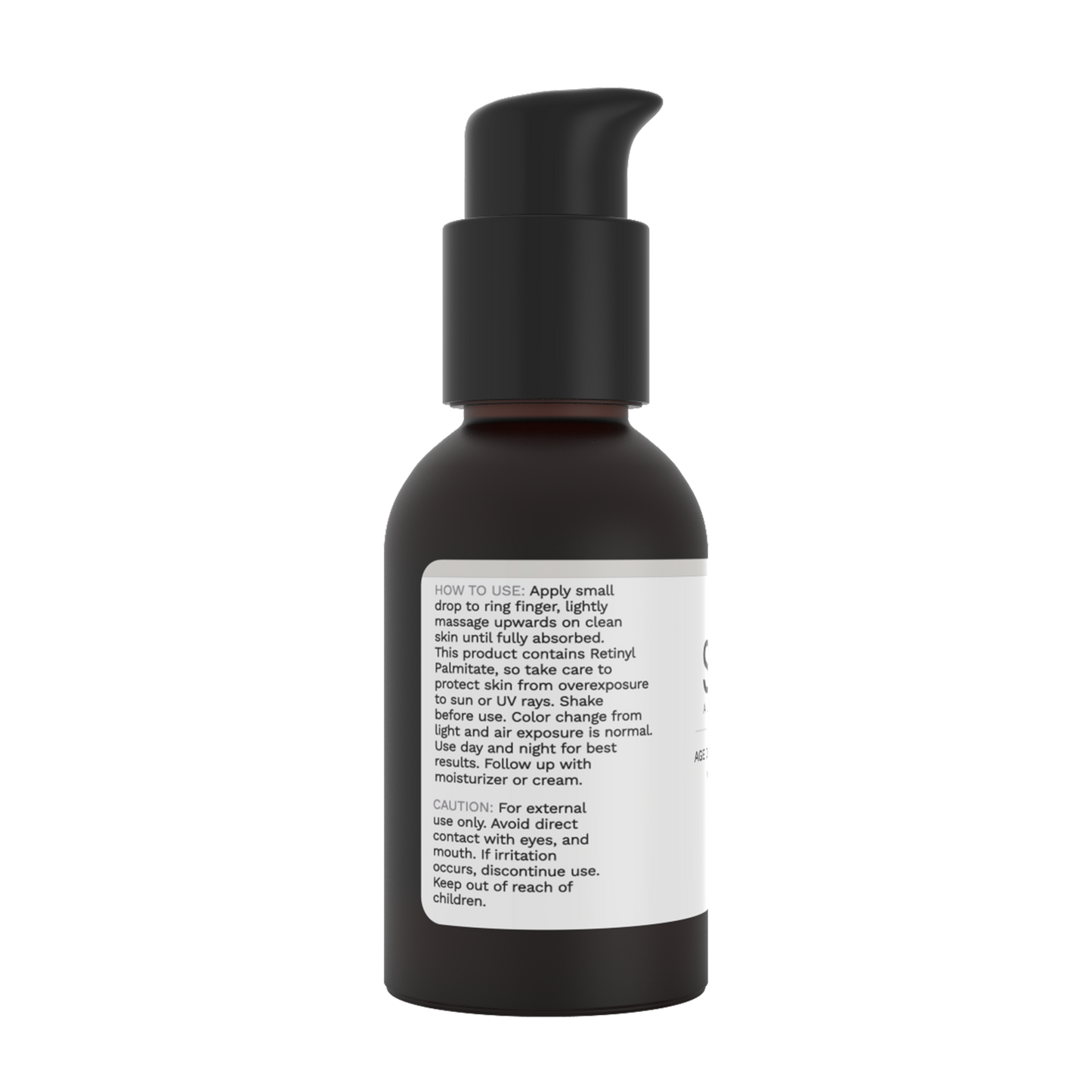 Sapo All Natural Wrinkle Serum with Bakuchiol, Retinyl Palmitate &