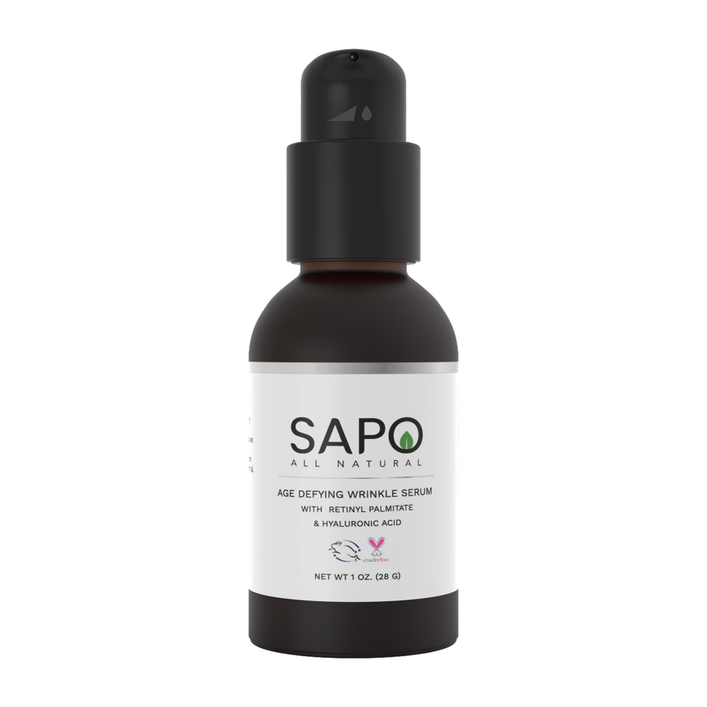 Sapo All Natural Wrinkle Serum with Bakuchiol, Retinyl Palmitate &