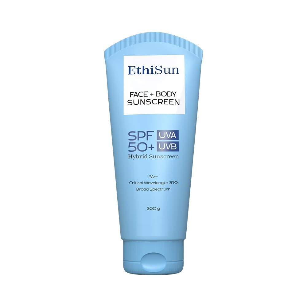 SKIN CARE Ethisun SPF 50+ PA++ Hybrid Sunscreen for Face & Body |200g